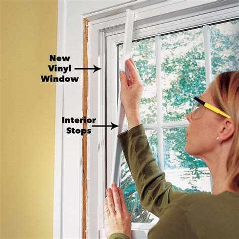 door window pane trim replacement